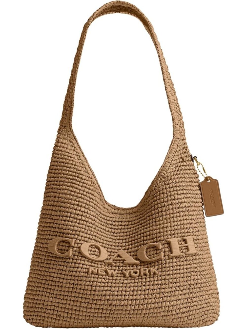 Stylish Straw Shoulder Bag - Chic Brooklyn Design, Perfect for Everyday Use - Picture 1 of 7